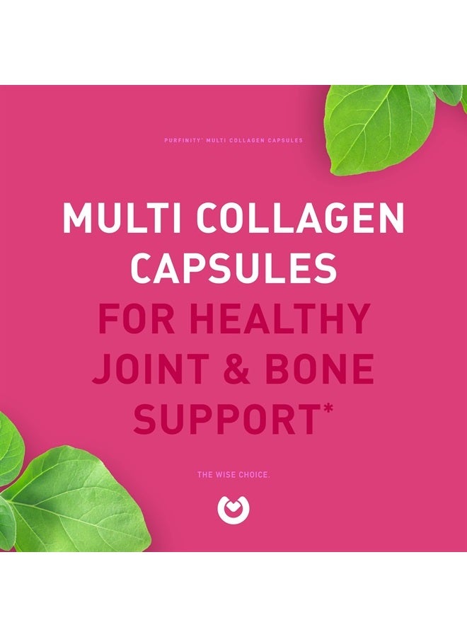 PUREFINITY Collagen Peptides Pills - Types I,II,III,V & X with Biotin & Hyaluronic Acid – Supports Anti-Aging, Healthy Hair, Skin, Bones & Nails - Keto & Paleo Friendly Hydrolyzed Protein – 90ct. - Image 3