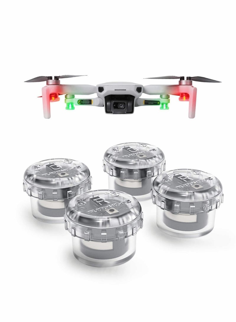 Excefore Drone Lights Strobe Light Quick Flash Drone Highlight Warning Indicator Night Compatible with Mini 2/Mavic Air 2/Mini SE/FPV/Mavic 3/Air 2S/Mavic 2/Tello/Autel Robotics EVO Nano/Lite - Image 1