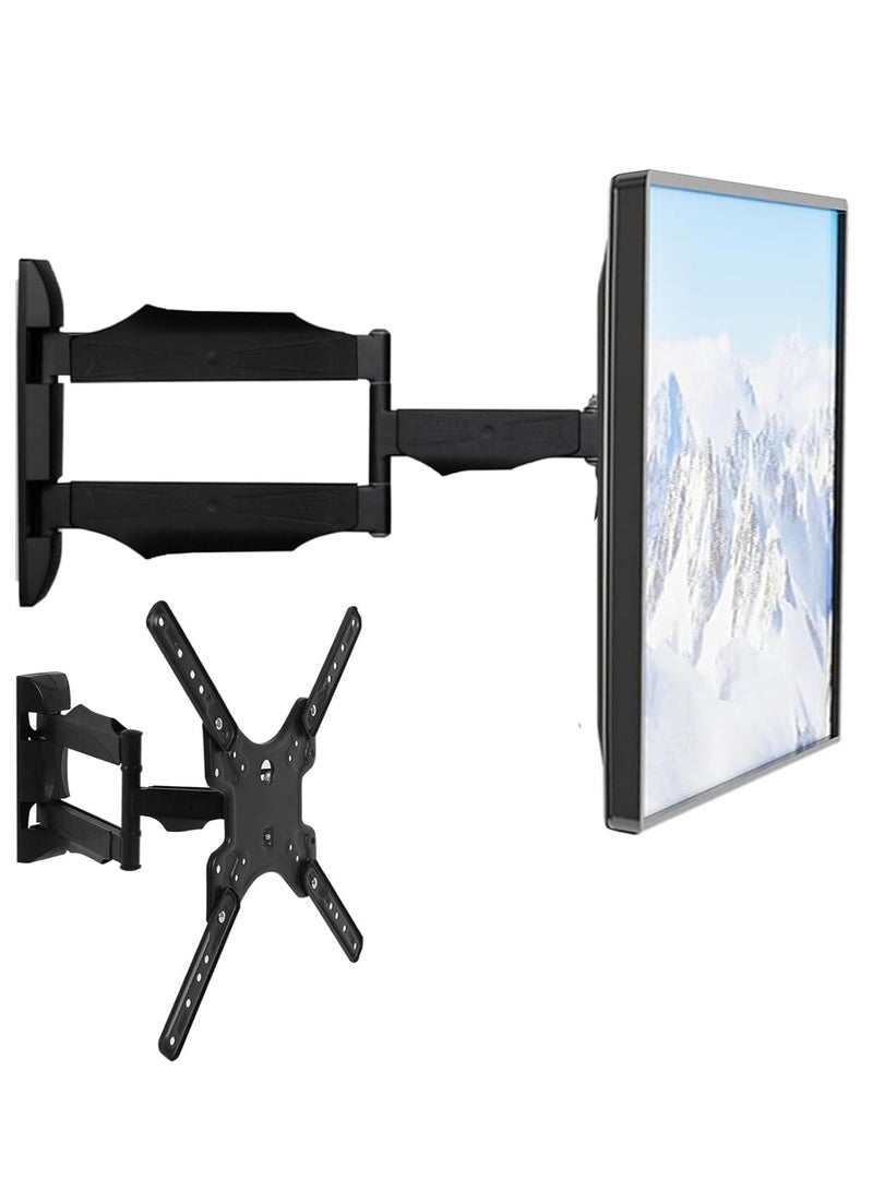 Movable TV Stand, Supports 32-55 inch Screens, Max 35kg, Tilt and Rotate, Space Saving, Universal Compatibility, VESA 400x400mm, Anti-Glare Articulating Arm, TV Base Tilt, Extend and Retract - Image 1