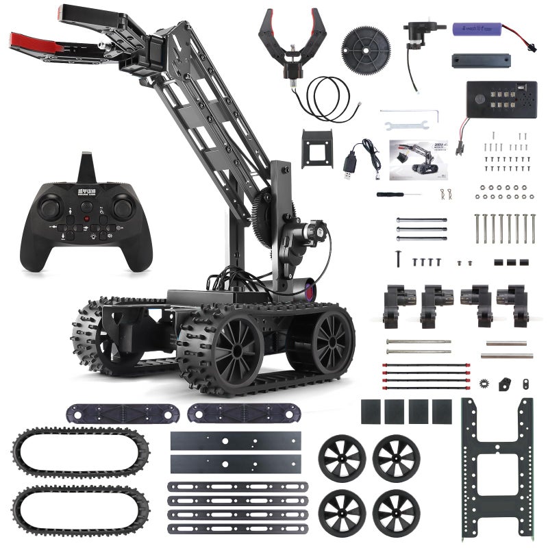 VANLINNY Robotic Arm Kit Science Projects for Kids Ages 812 Cool Electronic Robot Kit for Boys Girls to Learn ProgrammingTechology Educational Toy Building Kits for Beginners Xmas Birthday Gift - Image 3