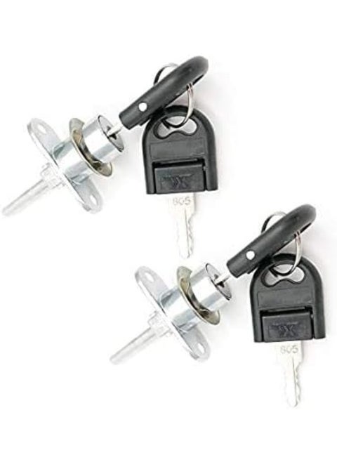 NJM Triple Drawer Lock 288-16 mm for Locking Three Drawers with one Lock, 2 Pieces