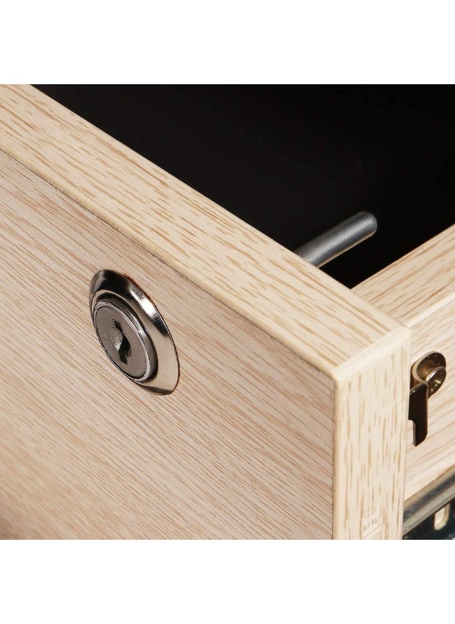 NJM - NJM Triple Drawer Lock 288-16 mm for Locking Three Drawers with one Lock, 2 Pieces - Image 1