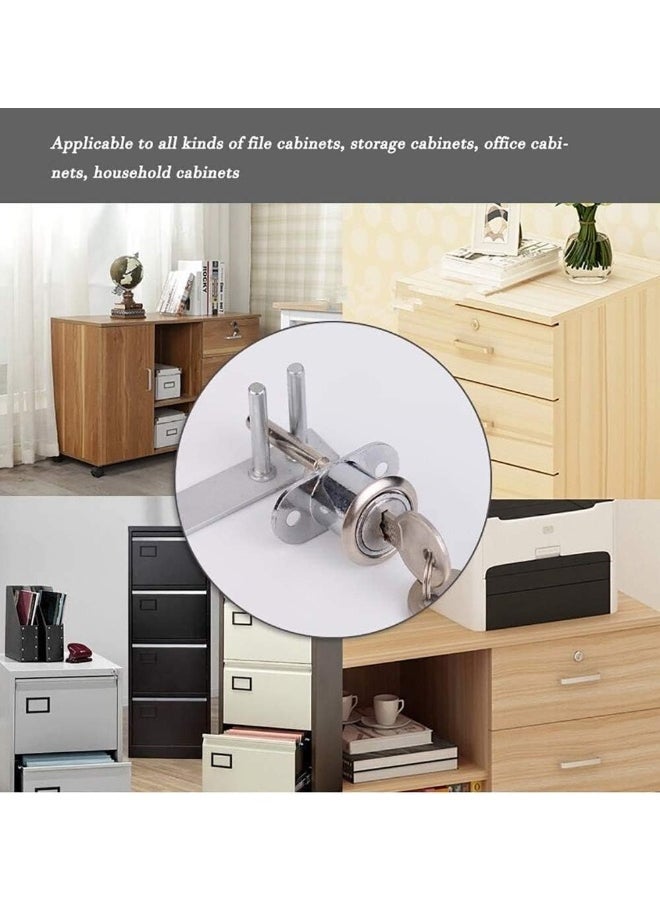 NJM - NJM Triple Drawer Lock 288-16 mm for Locking Three Drawers with one Lock, 2 Pieces - Image 1