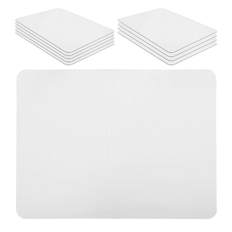 10pcs Self Adhesive Acrylic Mirror Stickers 7.9x5.9in Shatterproof for Wall Bathroom Decor - Image 2