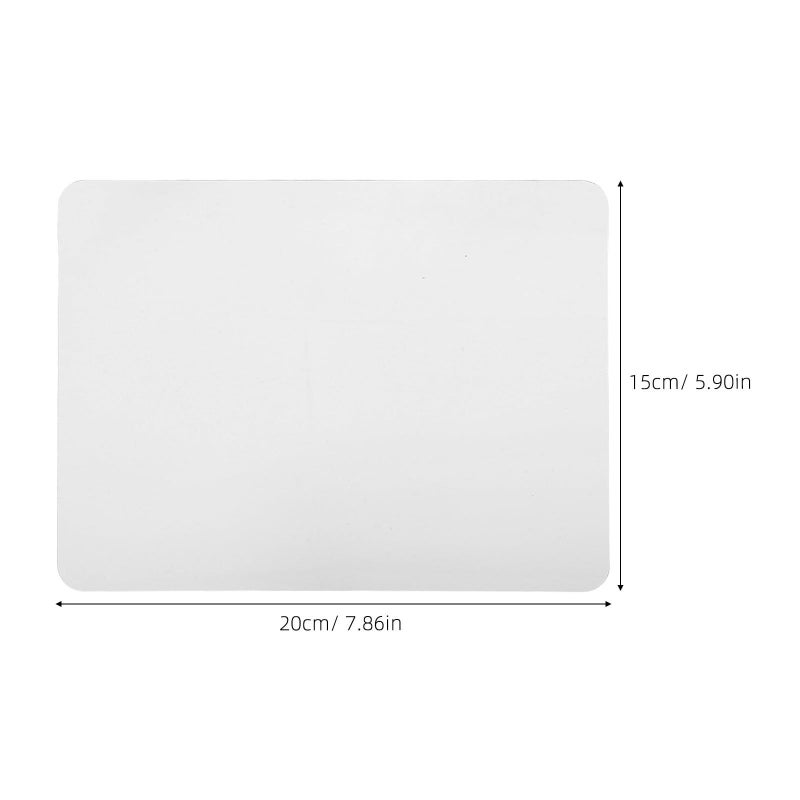 10pcs Self Adhesive Acrylic Mirror Stickers 7.9x5.9in Shatterproof for Wall Bathroom Decor - Image 3