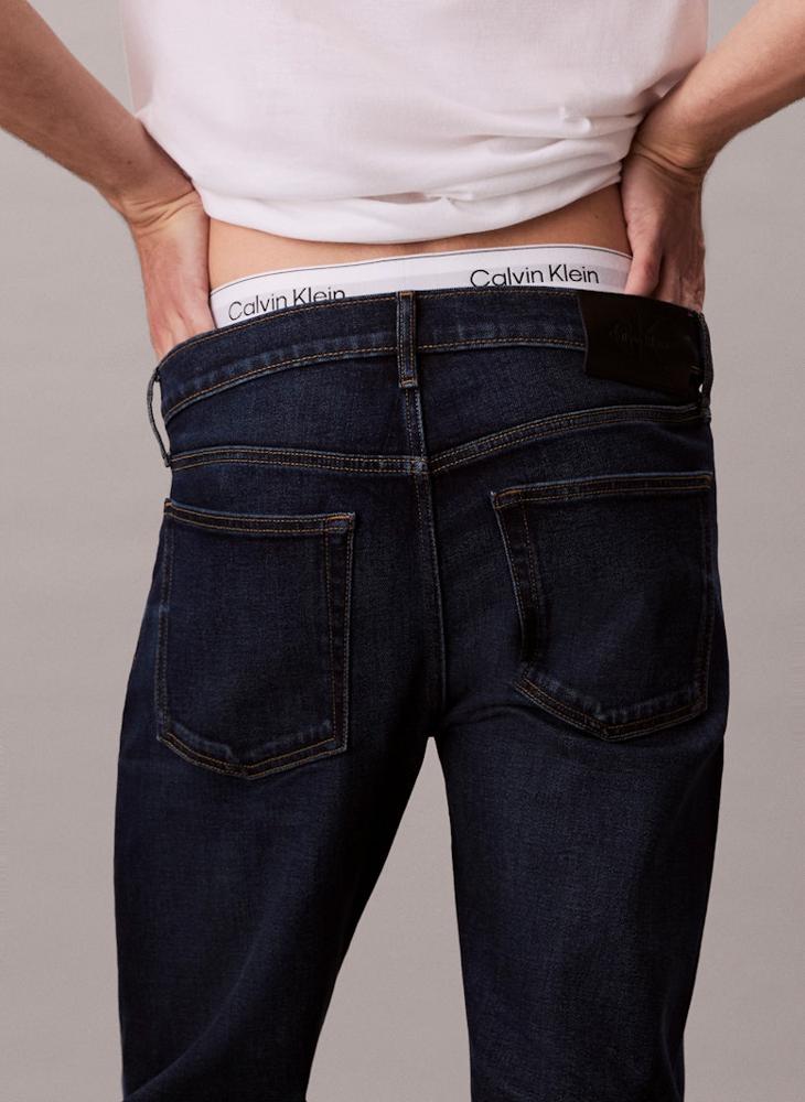 CALVIN KLEIN Slim Straight Fit Jean - Image 4