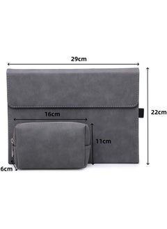 Generic Case Compatible with Microsoft Surface Pro 11 (2024) 13-inch Tablet, All-in-One PU Protective Case Rugged Cover with Power Pack for Surface Pro 11  - Image 2