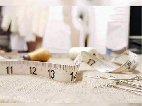 GDMINLO Soft Tape Measure Double Scale Body Sewing Flexible Tailor Craft Vinyl Ruler for Weight Loss Medical Body Measurement, Has Centimetre Scale on Reverse Side 60-inch（White） - Image 5