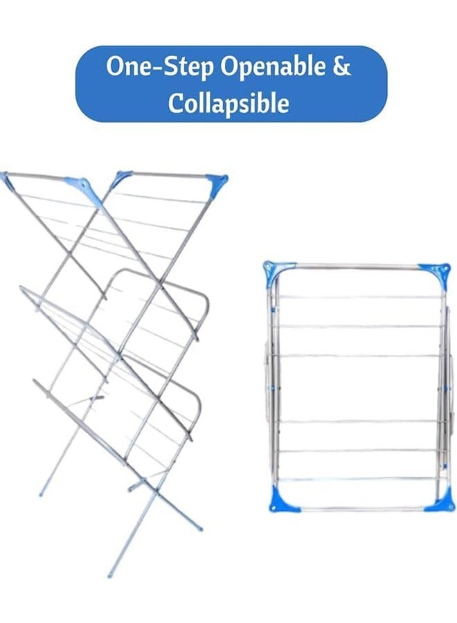 Taimi Taimi Dryer Clothes 3 Tier Racks Special for Baby Clothes Drying Indoor/Outdoor 60x42x135cm - Image 3