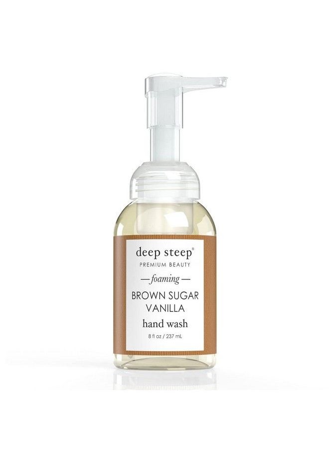 Deep Steep - Foaming Hand Wash Brown Sugar Vanilla 8 Ounce - Image 1