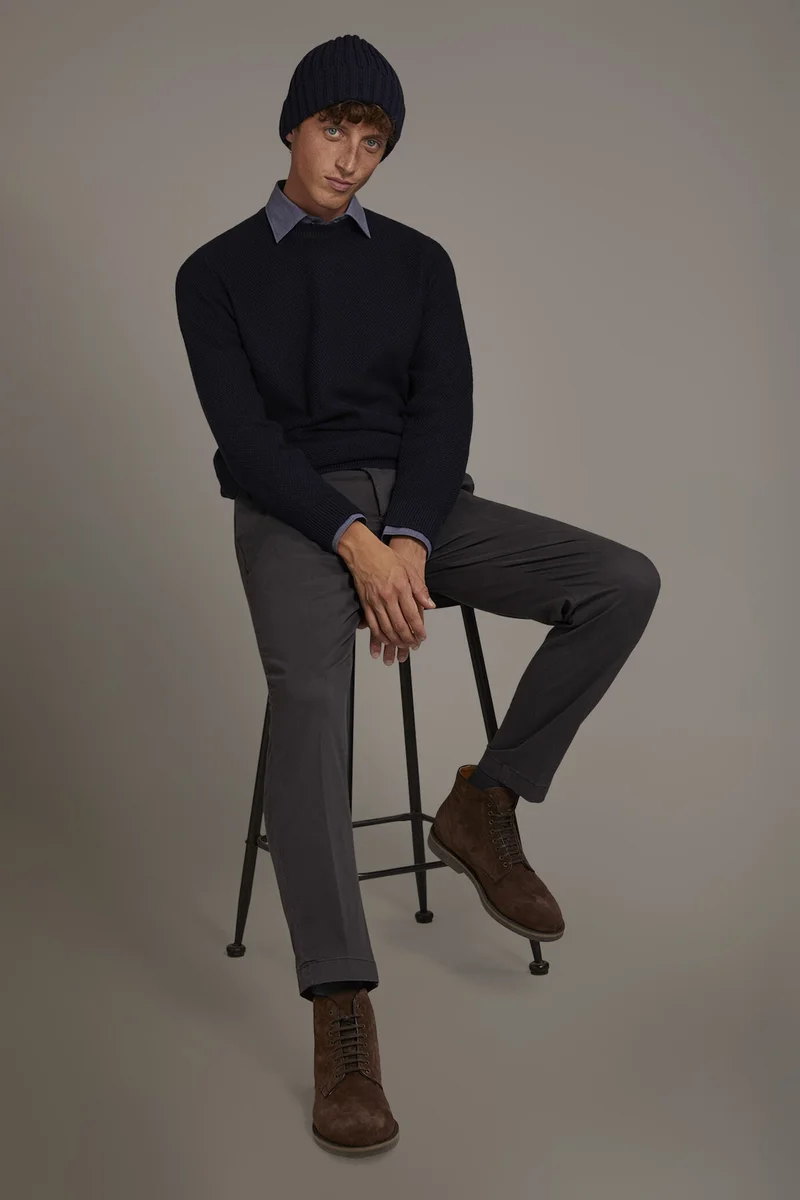 دوبل غانغر Chino single pinces - DK Grey