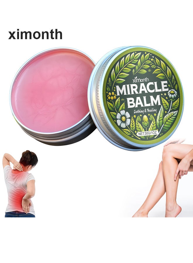 ximonth Miracle Balm, Sensio Miracle Balm, Soothing Joint Cream For Back, For Back, Legs, Feet, You Feel Relaxed And Comfortable 30G - Image 1