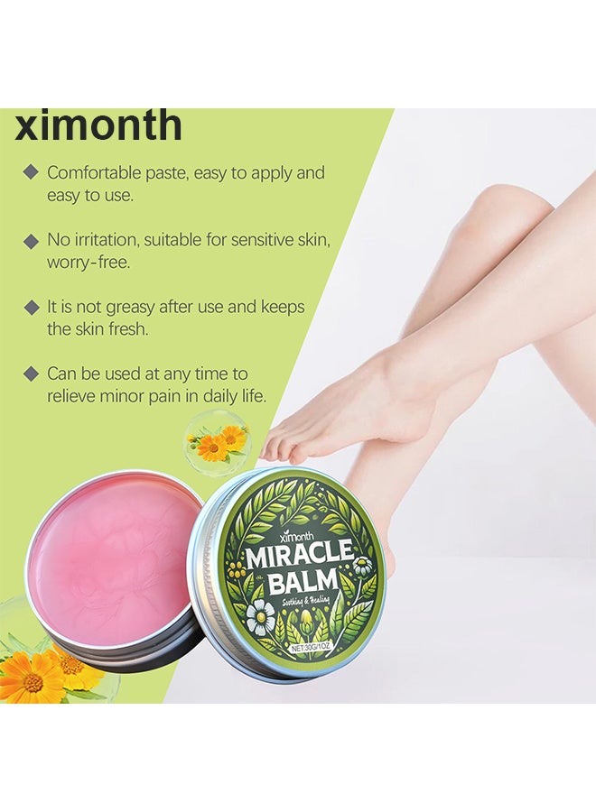 ximonth Miracle Balm, Sensio Miracle Balm, Soothing Joint Cream For Back, For Back, Legs, Feet, You Feel Relaxed And Comfortable 30G - Image 2