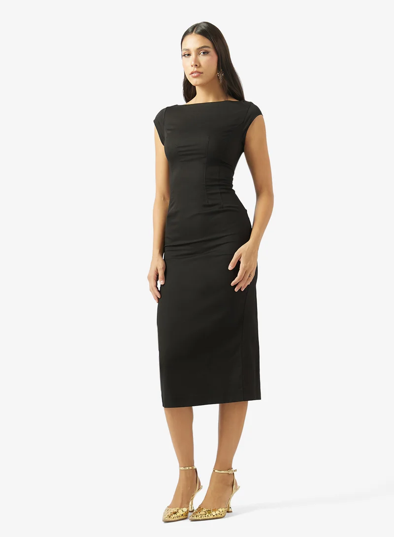 ELLA Shift Midi Dress