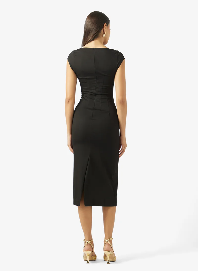 ELLA Shift Midi Dress