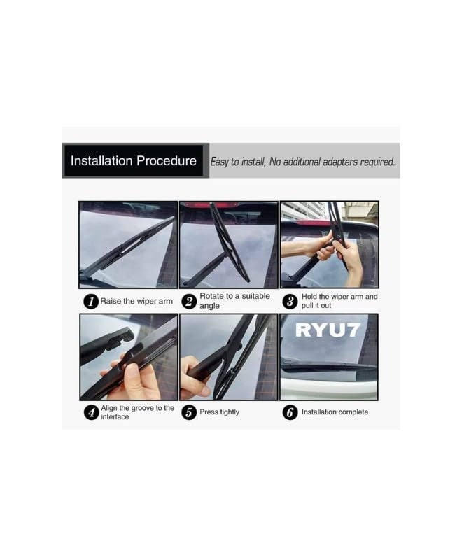 RYU7® Car Specific Rear Wiper Blade 11"/275mm Fits for Kia Sonet - Image 4