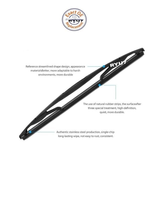 RYU7® Car Specific Rear Wiper Blade 11"/275mm Fits for Kia Sonet - Image 3