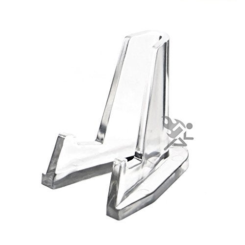 OnFireGuy 5 Pack Clear Display Stand Easels for Air-Tite Capsules | Coin Display Stands | Challenge Coin Easels | Made in USA - Image 1