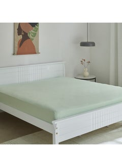 Home Box Derby Solid Microfiber King Fitted Sheet 180 X 200 X 25 Cm  - Image 1