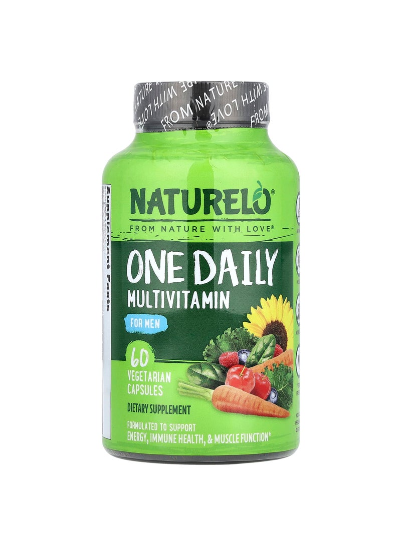One Daily Multivitamin for Men, 60 Vegetarian Capsules