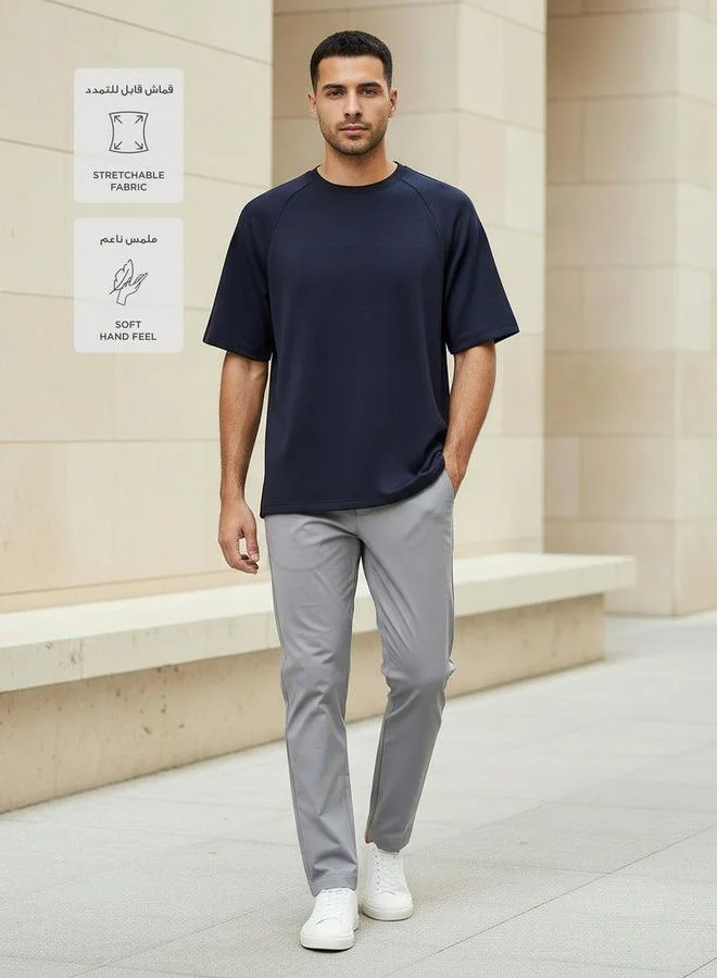 لاف بنجولين Love Pangolin Men Raglan Sleeve Oversized T shirt