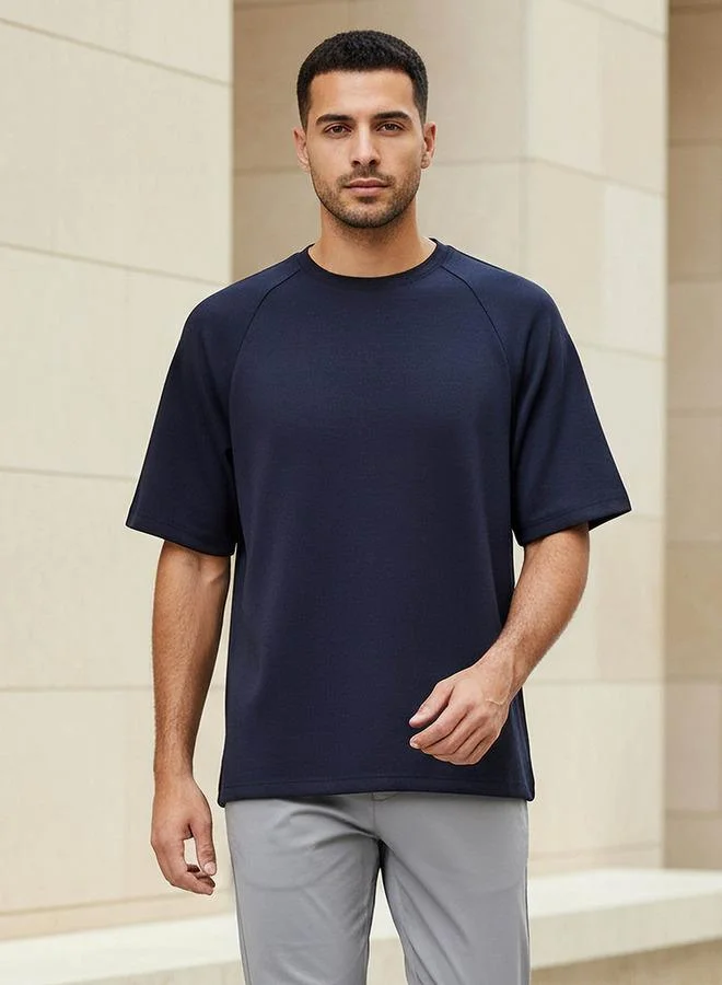 لاف بنجولين Love Pangolin Men Raglan Sleeve Oversized T shirt