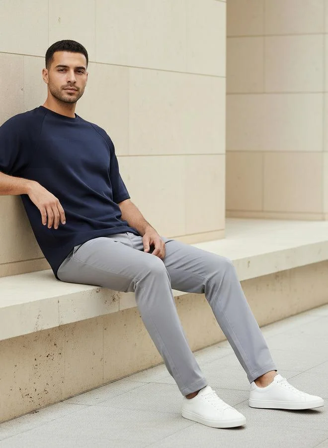 Love Pangolin BLUE Love Pangolin Men Raglan Sleeve Oversized T shirt for Men | Best Price UAE