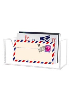 Weiai Mail Holder For Table, Acrylic Letter Holder Box For Desk Or Wall Mount, Mail Organizer Countertop, Clear  - Image 5