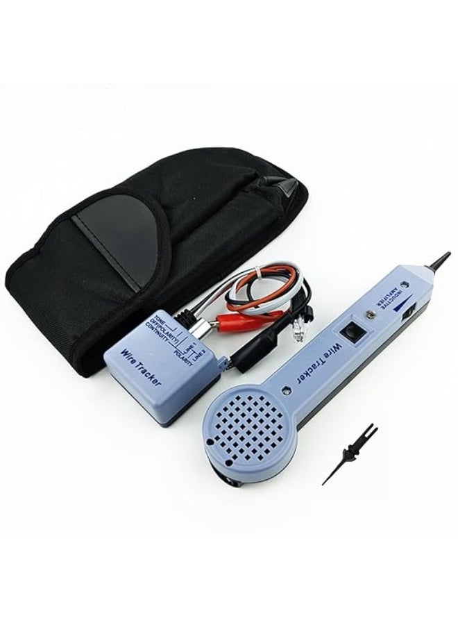 Terabyte 200EP Tone Probe 701K Generator Kit Inductive Amplifier Wire Cable Tracer to Locate Single Conductors and Cables Integrated LED Flashlight (Includes Headset Jack and User Manual) - Image 1