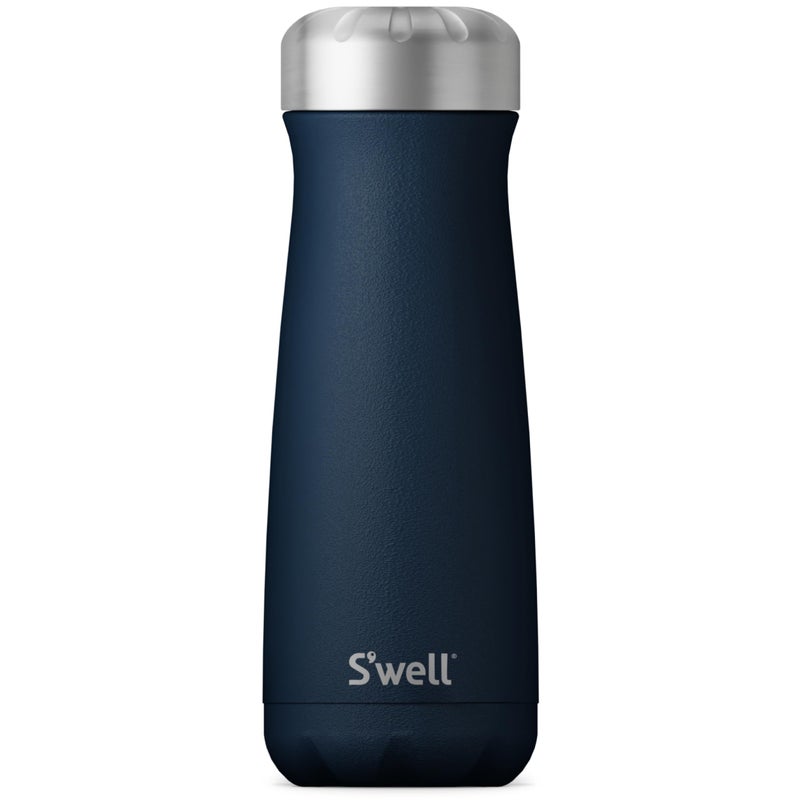 S'well Swell Stainless Steel Traveler 20oz Azurite Triple Layered Vacuum Insulated Containers Keeps Drinks Cold for 36 Hours and Hot for 15 BPA Free Easy Carrying On the Go 