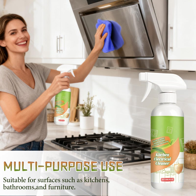 LINARTS Electrolyzed Ion Kitchen Cleaner Spray,Fly Cleanse Natural Formula to Household Appliances,Kitchen Appliance Cleaner,For Hold,Oven,Stove,Range Hood (2PCS-120ml) - Image 4