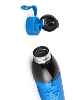 Cello Puro Steel-X Zen 600ml, Blue Plastic Water Bottle, Set of 2, Ideal for Gym, Office, Travel  - Image 3