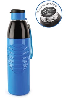 Cello Puro Steel-X Zen 600ml, Blue Plastic Water Bottle, Set of 2, Ideal for Gym, Office, Travel  - Image 5