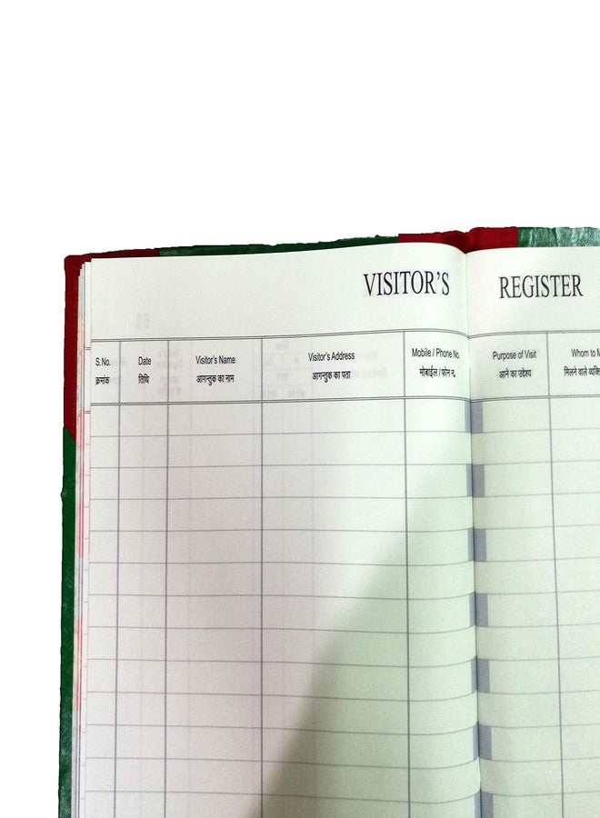 LRS Visitor's Register - 70 GSM Ledger Paper (100 Pages - Pack of 1) - Image 3