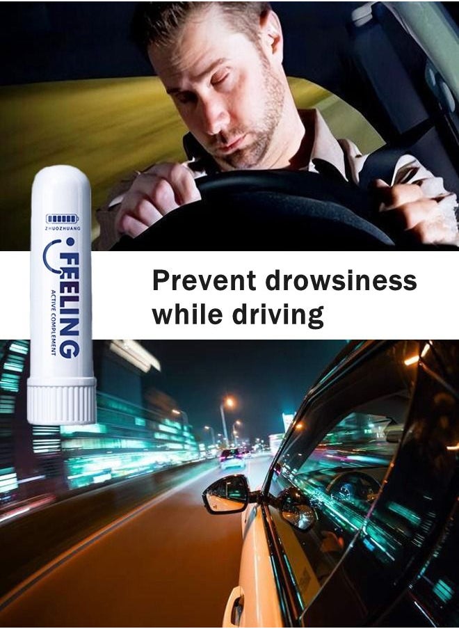 Feeling - 2 Pack Cool Nasal Inhaler Refreshing Stick Boosts Focus Refresh Your Mind - Image 1