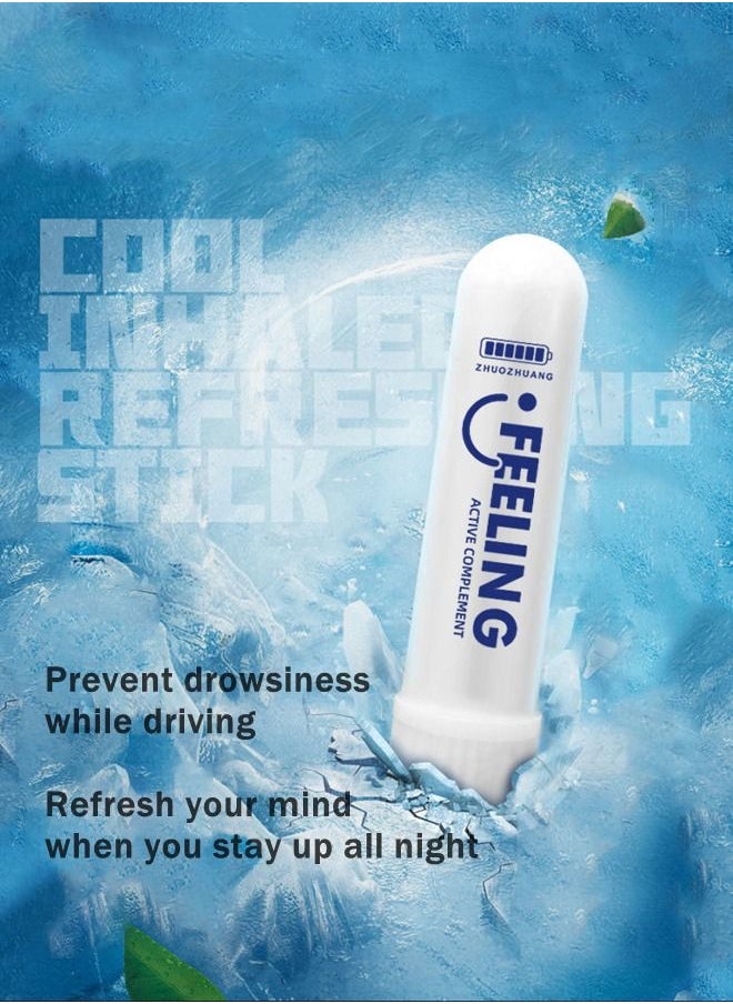 Feeling - 2 Pack Cool Nasal Inhaler Refreshing Stick Boosts Focus Refresh Your Mind - Image 1