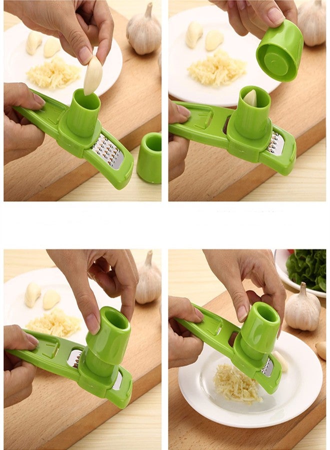 زيتوب قطاعة ثوم متعددة الوظائف من الفولاذ المقاوم للصدأ من زيتوب، قطاعة ومبشرة متعددة الاستخدامات للمطبخ - Image 5