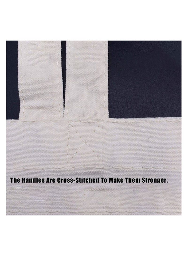 برينت شوب فور مي حقيبة قطنية ليوم المرأة العالمي - حقيبة يد متينة وصديقة للبيئة وقابلة لإعادة الاستخدام | تستخدم للهدايا والضروريات اليومية. - Image 3