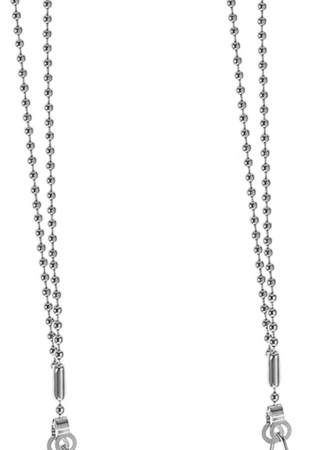 سلسلة سحب مثمنة لتركيبة إضاءة مروحة السقف، قطعتان، تصميم مخرّم، سهلة التركيب - Image 1