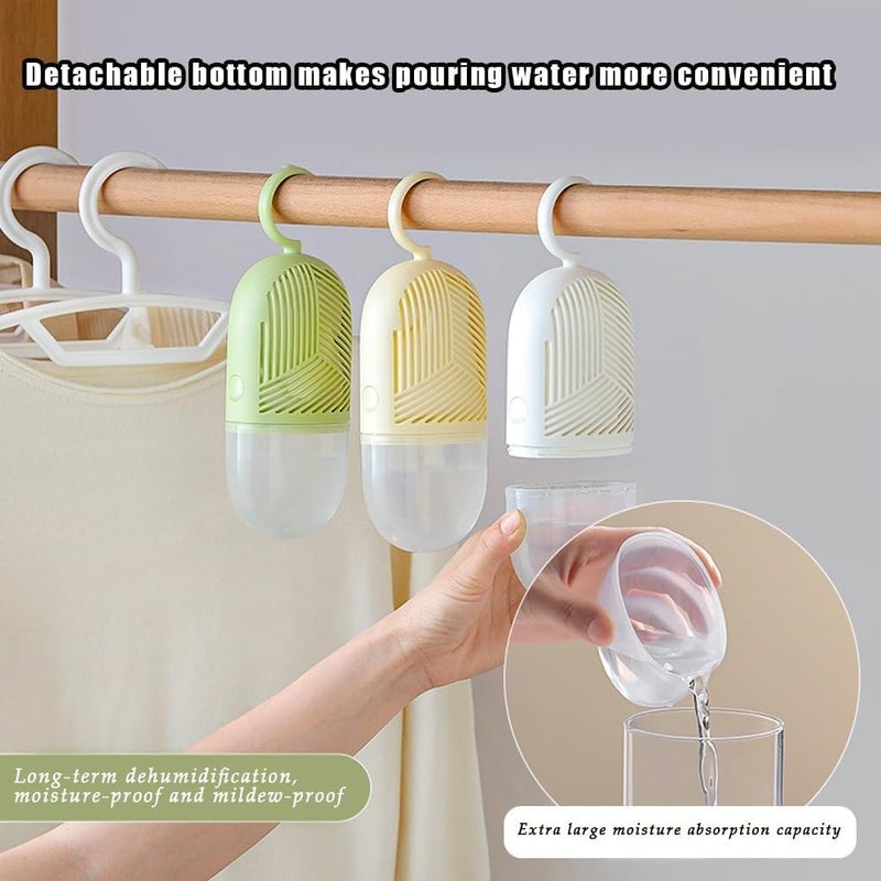 Damp Dry Canister (Flower Moisture) - Protect You from Moisture and Mold Everywhere! Keeps Clothes and Walls Clean.Includes Clear Water Tank for Broth - Generic - Image 1