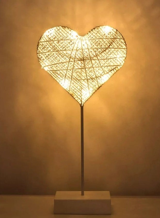 Raffine Heart LED Night Lamp Decorating Bedroom Atmosphere Specially for Ramadan - Image 1