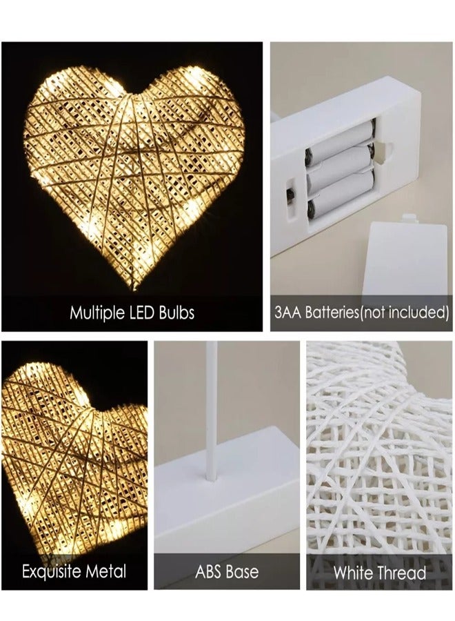 Raffine Heart LED Night Lamp Decorating Bedroom Atmosphere Specially for Ramadan - Image 5