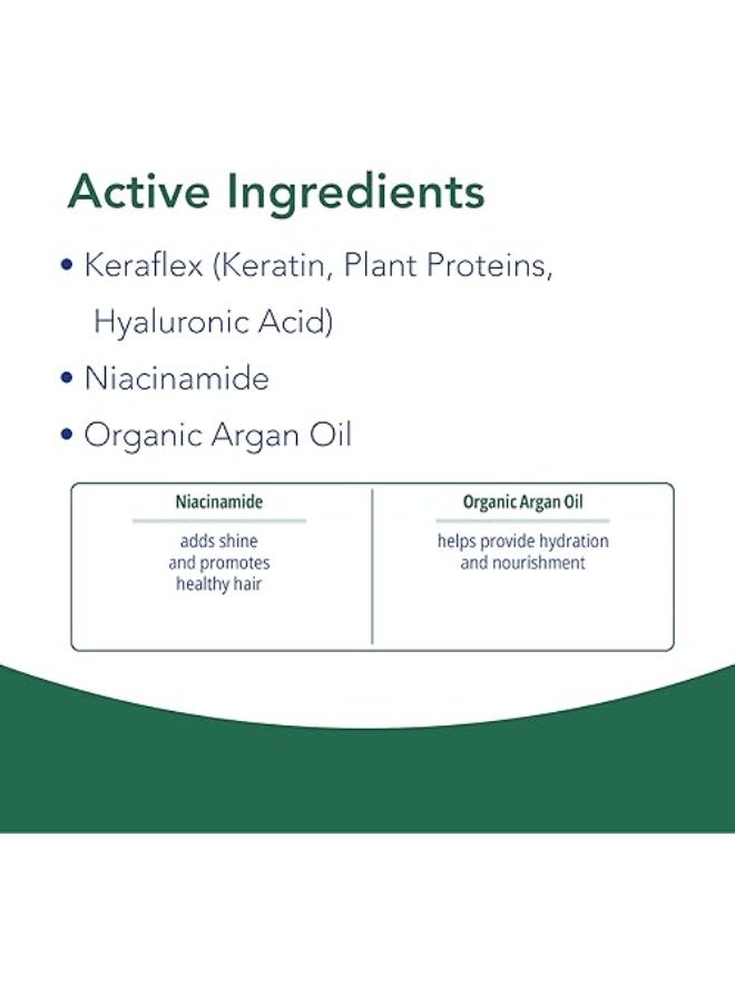 Novaclear Strengthening Conditioner – Hair Repair with Keraflex (Keratin, Plant Proteins & Hyaluronic Acid), Niacinamide & Organic Argan Oil – For Weak & Damaged Hair – 250 ML - Image 2