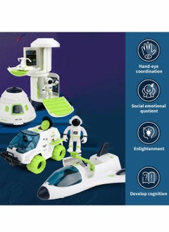 XiuWoo Astronaut Space Ship Play Set, Shuttle Rocket Pretend, City Mars Exploration Toy Kit, Roleplay Spaceship for Boys and Girls, Educational Toys Kids  - Image 5