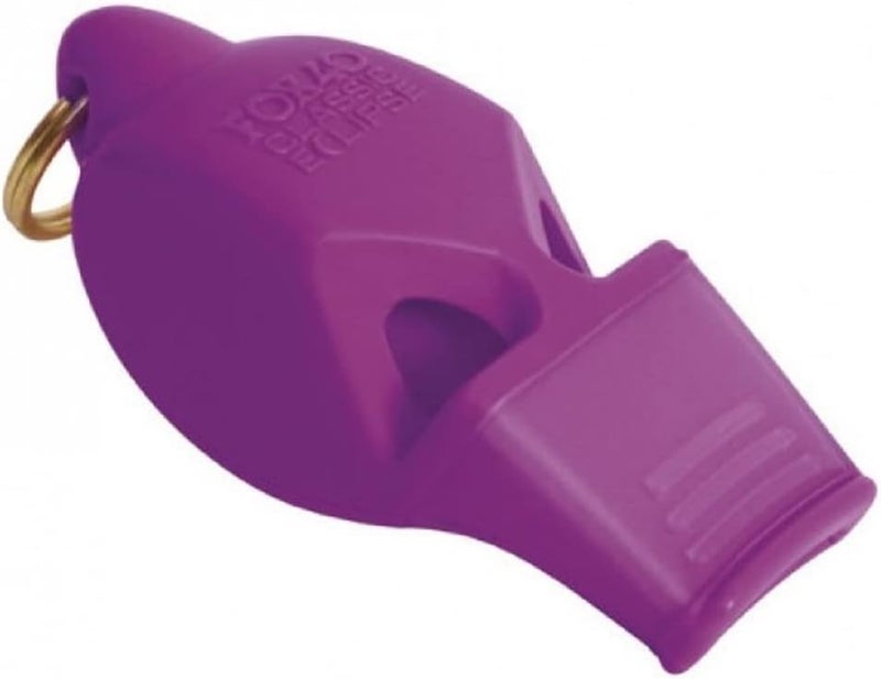 FOX40 Fox 40 Eclipse NonGlow Whistle with Breakaway Lanyard Purple - Image 1