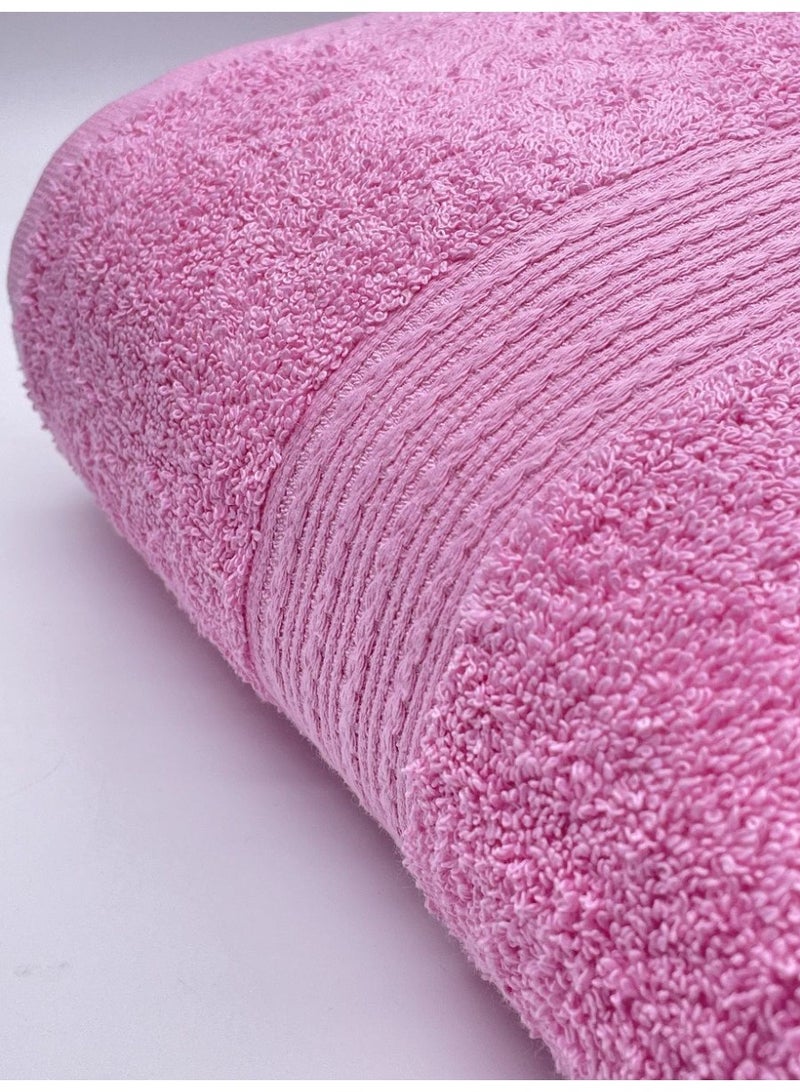 تى ام هوم مجموعة فوط فندقية فاخرة من TM HOME – قطن طبيعي 100% فائق النعومة والامتصاص – لون وردي أنيق بوزن 450 جرام للفوطة الواحدة – مقاس 50×100 – جودة فندقية راقية بمعايير عالمية - Image 4