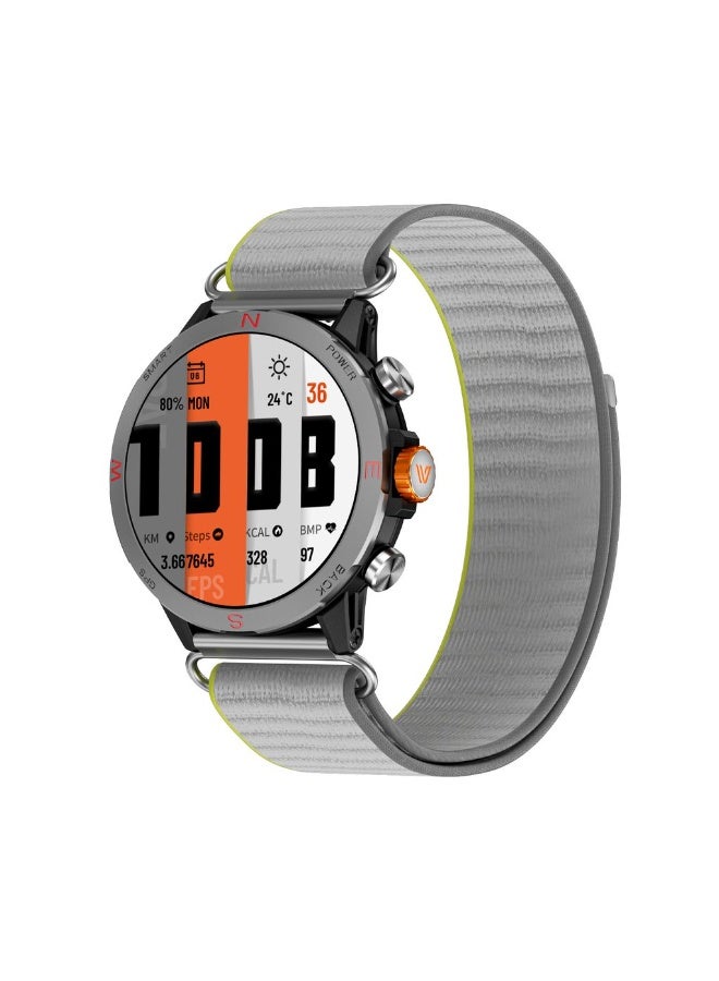 Weofly Conquer 2 Smart Watch, 1.43" AMOLED Smartwatch with Bluetooth Calling Heart Rate/Blood Oxygen/Sleep/Stress Monitoring Multi Sports Modes IP68 Waterproof (Silver) - Image 1