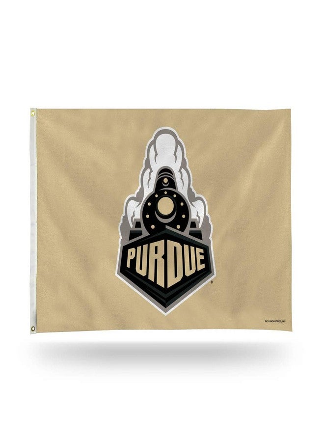 راية أحادية الجانب من Rico Industries لفريق Purdue Boilermakers التابع للرابطة الوطنية لرياضة الجامعات (NCAA)، مقاس 3 أقدام × 5 أقدام، مزودة بحلقات تثبيت.