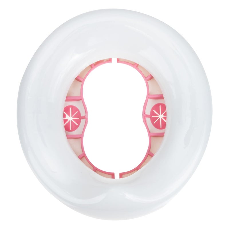 Portable Folding Potty Seat For Travel Training Toilet Indoor Outdoor Use Pink - Image 2