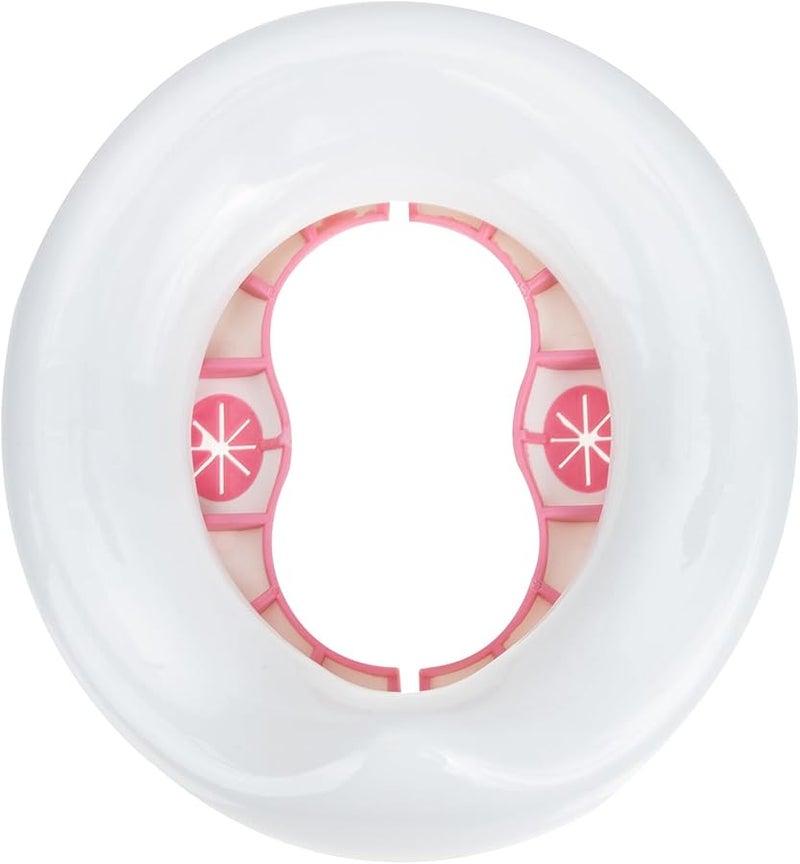 Portable Folding Potty Seat For Travel Training Toilet Indoor Outdoor Use Pink - Image 1